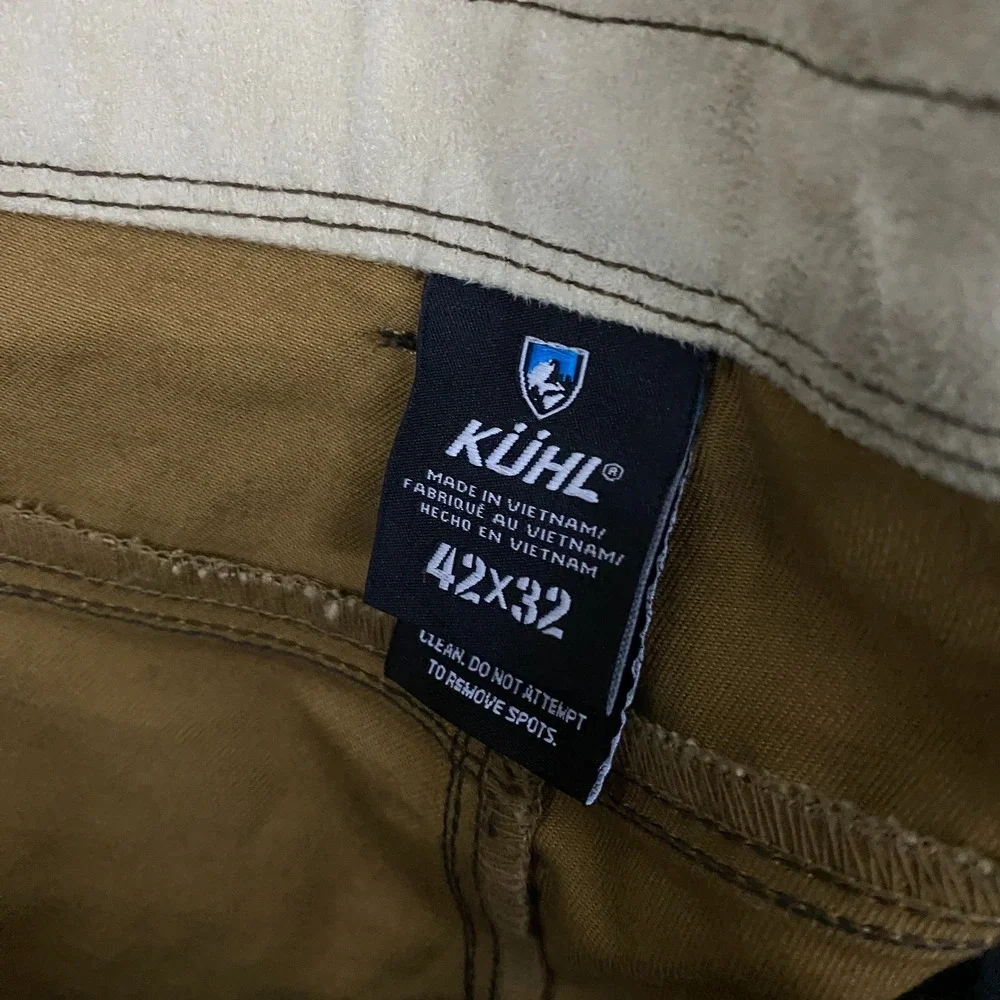 Kuhl Rydr Pants FITS 42x30 HEMMED Articulated Knee Hiking Outdoor Workwear